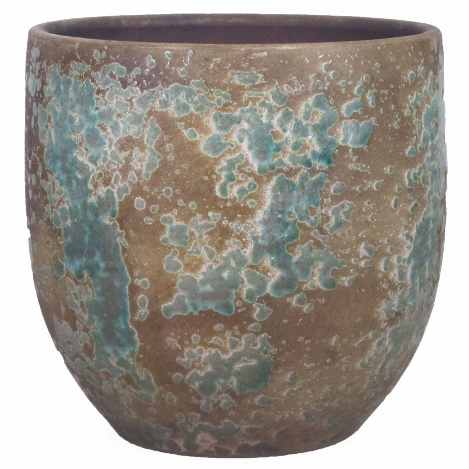 Übertopf "Luuk", Keramik, Grün, 24 Cm 1 Übertopf "Luuk", Keramik, Grün, 24 Cm