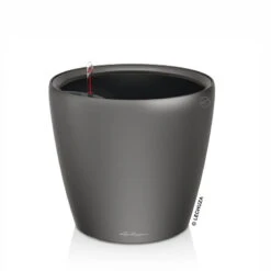 LECHUZA Classico Premium 43 LS, Anthrazit-metallic, Ø 43 Cm, H:40 Cm 4 LECHUZA Classico Premium 43 LS, Anthrazit-metallic, Ø 43 Cm, H:40 Cm -Naturgrün Verkaufsgeschäft 3325100233 Classico Premium 43LS anthrazit All in One Set D43xH40cm RGB 7593