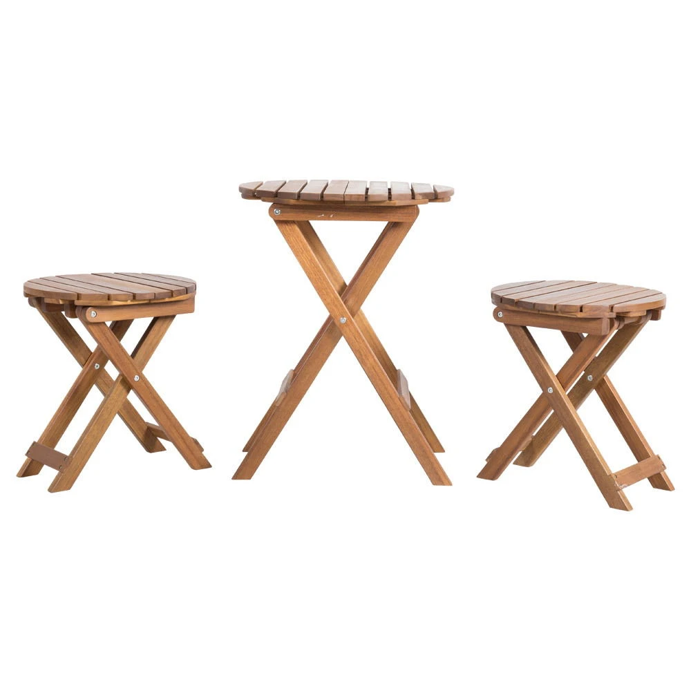 Kölle Hocker 'Moon' Klappbar, Ø Ca. 40 Cm, Aus FSC®-Akazienholz 1 Kölle Hocker 'Moon' Klappbar, Ø Ca. 40 Cm, Aus FSC®-Akazienholz