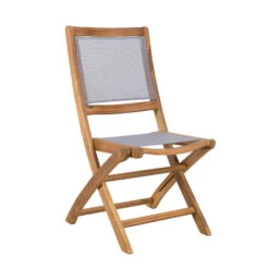 Balkonset „Balkonien“ Aus Akazienholz, 3-teilig, Silbergrau -Naturgrün Verkaufsgeschäft 3910201594 Balkonset 3tlg Balkonien Koelle FSC Akazie Textilen silbergrau 2 59764