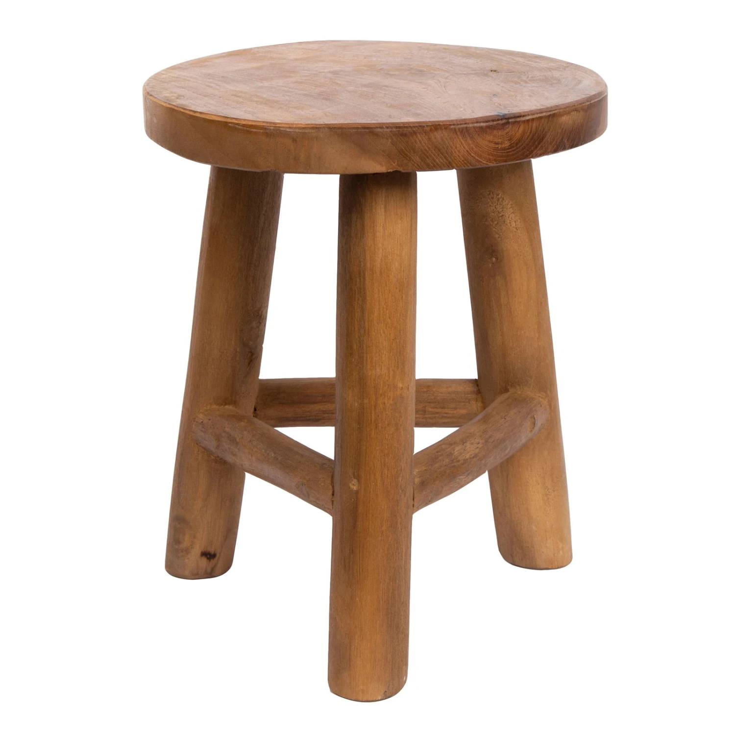 Wurzelholz-Hocker, Light Wax, Ø Ca. 25 Cm X H 30 Cm 1 Wurzelholz-Hocker, Light Wax, Ø Ca. 25 Cm X H 30 Cm