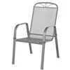Stapelsessel "Elda Plus" Aus Streckmetall, Eisengrau