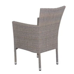 Stapelsessel Capri - Kölle Mixed Brown / Robust, Schlicht, Pflegeleicht -Naturgrün Verkaufsgeschäft 3910302350 Stapelsessel Capri Koelle mixed Brown inkl Auflage royal stone 3 59087