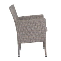 Stapelsessel Capri - Kölle Mixed Brown / Robust, Schlicht, Pflegeleicht -Naturgrün Verkaufsgeschäft 3910302350 Stapelsessel Capri Koelle mixed Brown inkl Auflage royal stone 5 59085