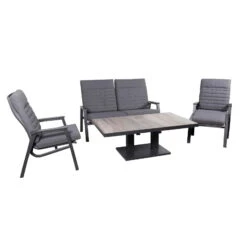 Gartenlounge-Set 'Paris' Inkl. Auflagen, 5-teilig -Naturgrün Verkaufsgeschäft 3910302561 Alu Loungeset Paris Koelle 5tlg inkl Auflagen 10 83634