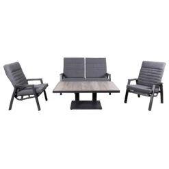 Gartenlounge-Set 'Paris' Inkl. Auflagen, 5-teilig -Naturgrün Verkaufsgeschäft 3910302561 Alu Loungeset Paris Koelle 5tlg inkl Auflagen 4 83636