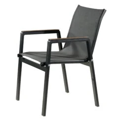 Stapelsessel, Schwarz, Ca. 86 X 66 X 56 Cm -Naturgrün Verkaufsgeschäft 3910302656 Alu Sessel schwarz Textilen schwarz 1 102326