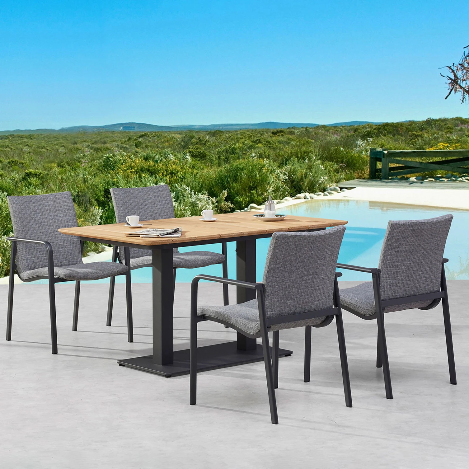 Best Polstersessel 'Positano', Hellgrau 2 Best Polstersessel 'Positano', Hellgrau – Bild 2