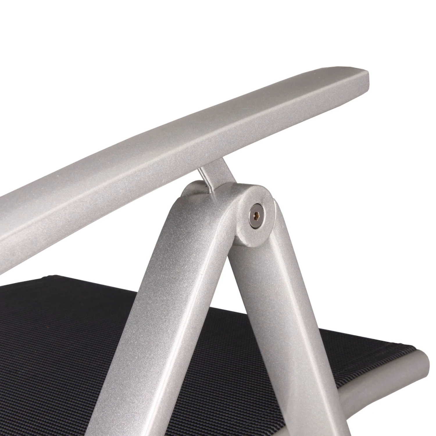 Best Klappsessel 'Palermo', Anthrazit/silber 2 Best Klappsessel 'Palermo', Anthrazit/silber – Bild 2