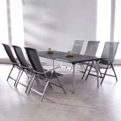 Best Klappsessel 'Palermo', Anthrazit/silber 8 Best Klappsessel 'Palermo', Anthrazit/silber -Naturgrün Verkaufsgeschäft 3910302685 Klappsessel Palermo Gestell silber Bezug anthrazit 5 100518