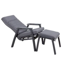 Loungesessel 'Paris', Grau/schwarz -Naturgrün Verkaufsgeschäft 3910302694 Loungesessel Paris inkl Auflage 12 118551