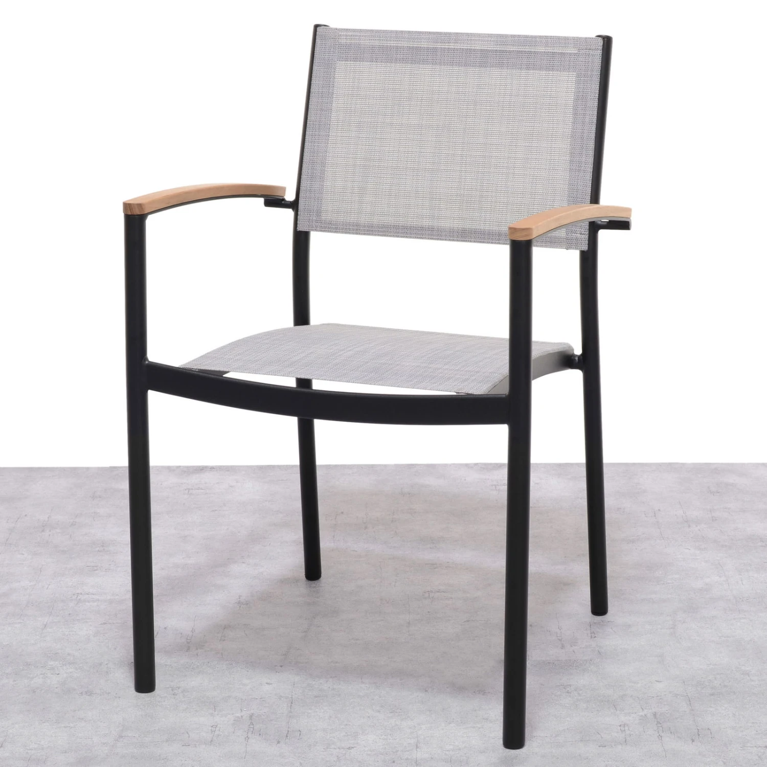 Stapelsessel 'Vera', Mattschwarz/birkengrau, Ca. 83 X 55 X 55 Cm 5 Stapelsessel 'Vera', Mattschwarz/birkengrau, Ca. 83 X 55 X 55 Cm – Bild 5