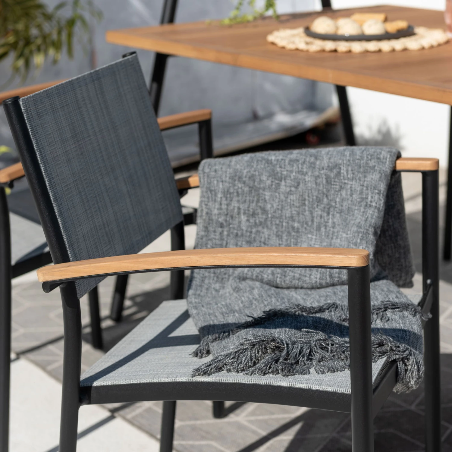 Stapelsessel 'Vera', Mattschwarz/birkengrau, Ca. 83 X 55 X 55 Cm 7 Stapelsessel 'Vera', Mattschwarz/birkengrau, Ca. 83 X 55 X 55 Cm – Bild 7