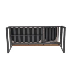 Dining-Bank 'Jimmy', 3-Sitzer, Grau, Ca. 191 X 89 X 75 Cm -Naturgrün Verkaufsgeschäft 3910302713 Dining Bank Jimmy 3 Sitzer inkl Auflagen 10 121605