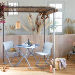 Lafuma Klappstuhl 'Chaise Balcony II', Blau, Ca. 83 X 44 X 48 Cm -Naturgrün Verkaufsgeschäft 3910302714 Klappstuhl Chaise Balcony II Batyline Ciel 9 118614