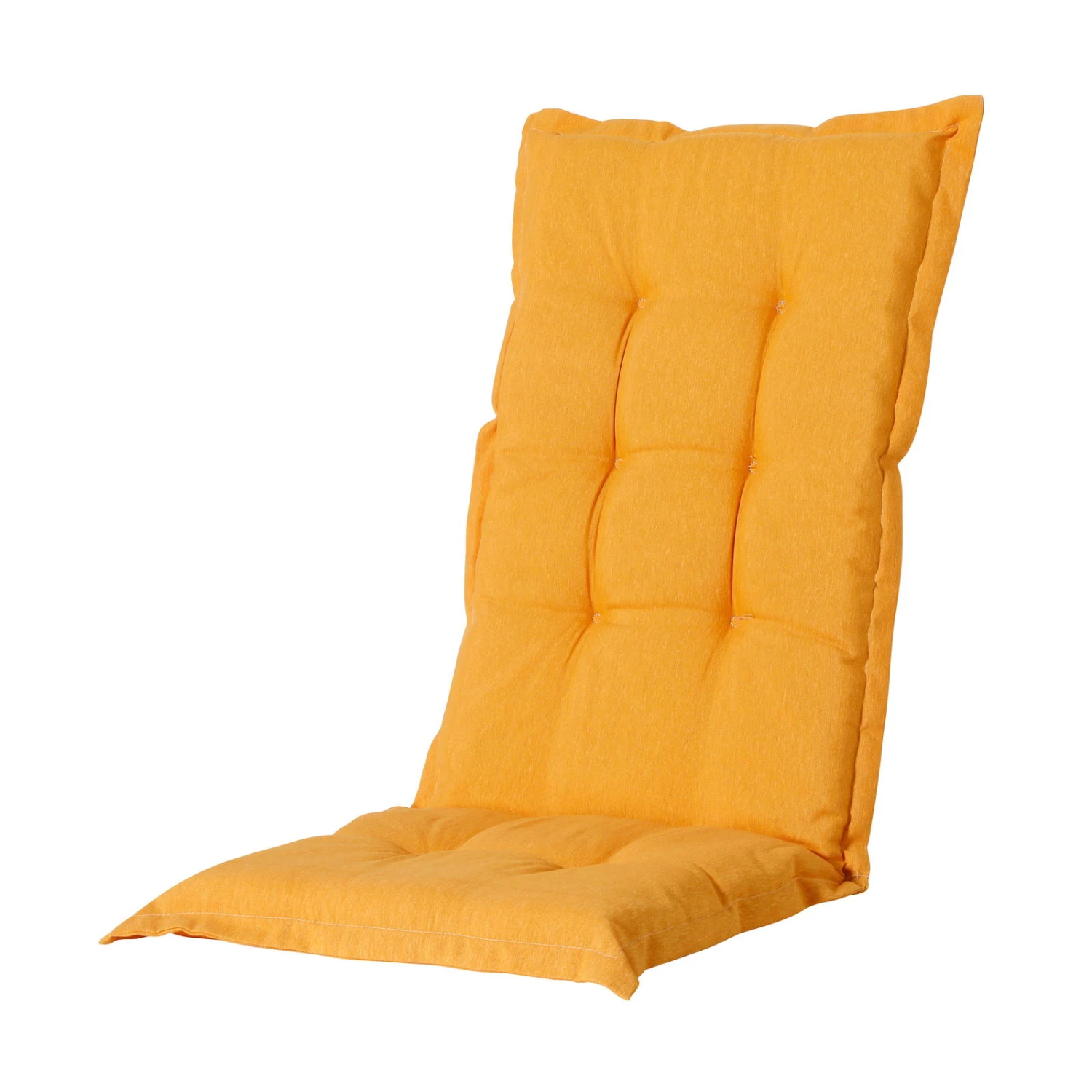Madison Hochlehnerauflage 'Panama', Gelb, Ca. 123 X 50 Cm 1 Madison Hochlehnerauflage 'Panama', Gelb, Ca. 123 X 50 Cm