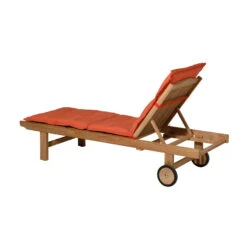 Madison Liegenauflage 'Panama', Orange, Ca. 200 X 60 Cm -Naturgrün Verkaufsgeschäft 3910408960 Liegenauflage Panama Flame orange 1 97449