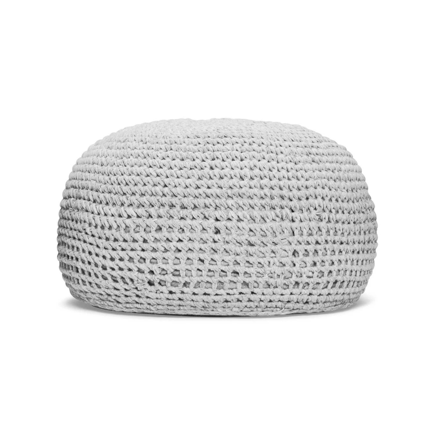 Best Pouf 'Ronda', Light Grey, Ca. 55 X 55 X 41 Cm 1 Best Pouf 'Ronda', Light Grey, Ca. 55 X 55 X 41 Cm