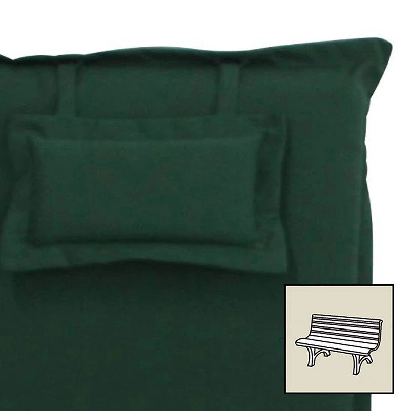 Bankauflage 'Mary Valentine Olivia 61', Grün, Ca. 110 X 45 X 6,5 Cm 1 Bankauflage 'Mary Valentine Olivia 61', Grün, Ca. 110 X 45 X 6,5 Cm