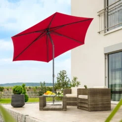 Mittelstockschirm 'Sevilla', Ø Ca. 270 Cm