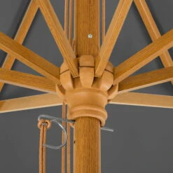 Mittelstockschirm 'Malaga', Ø Ca. 300 Cm -Naturgrün Verkaufsgeschäft 3910503157 Sonnenschirm Malaga anthrazit 3 90503