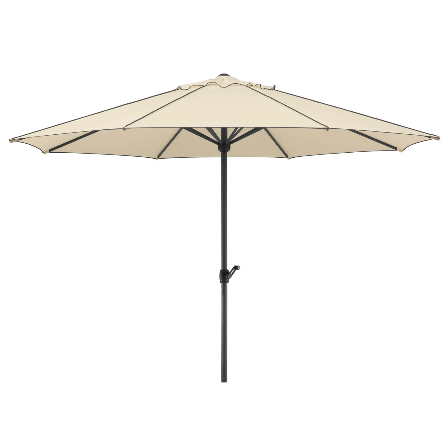 Sonnenschirm 'Adria', Ø 350 Cm, Natur 2 Sonnenschirm 'Adria', Ø 350 Cm, Natur – Bild 2