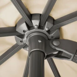 Sonnenschirm 'Rhodos Grande', Ø 400 Cm, Natur -Naturgrün Verkaufsgeschäft 3910503201 Sonnenschirm Rhodos Grande natur 6 91542