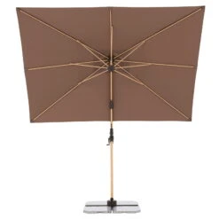 Pendelschirm 'Alu-Wood Ultra AX', Ca. 300 X 220 Cm -Naturgrün Verkaufsgeschäft 3910503249 Pendelschirm Alu Wood Ultra AX 4 99002