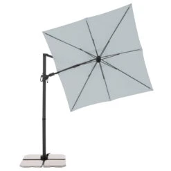 Doppler Pendelschirm 'Derby DX', Hellgrau, Ca. 210 X 210 Cm -Naturgrün Verkaufsgeschäft 3910503292 pendelschirm dx hellgrau 210 14 120178