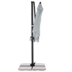 Doppler Pendelschirm 'Derby DX', Hellgrau, Ca. 210 X 210 Cm -Naturgrün Verkaufsgeschäft 3910503292 pendelschirm dx hellgrau 210 4 120176