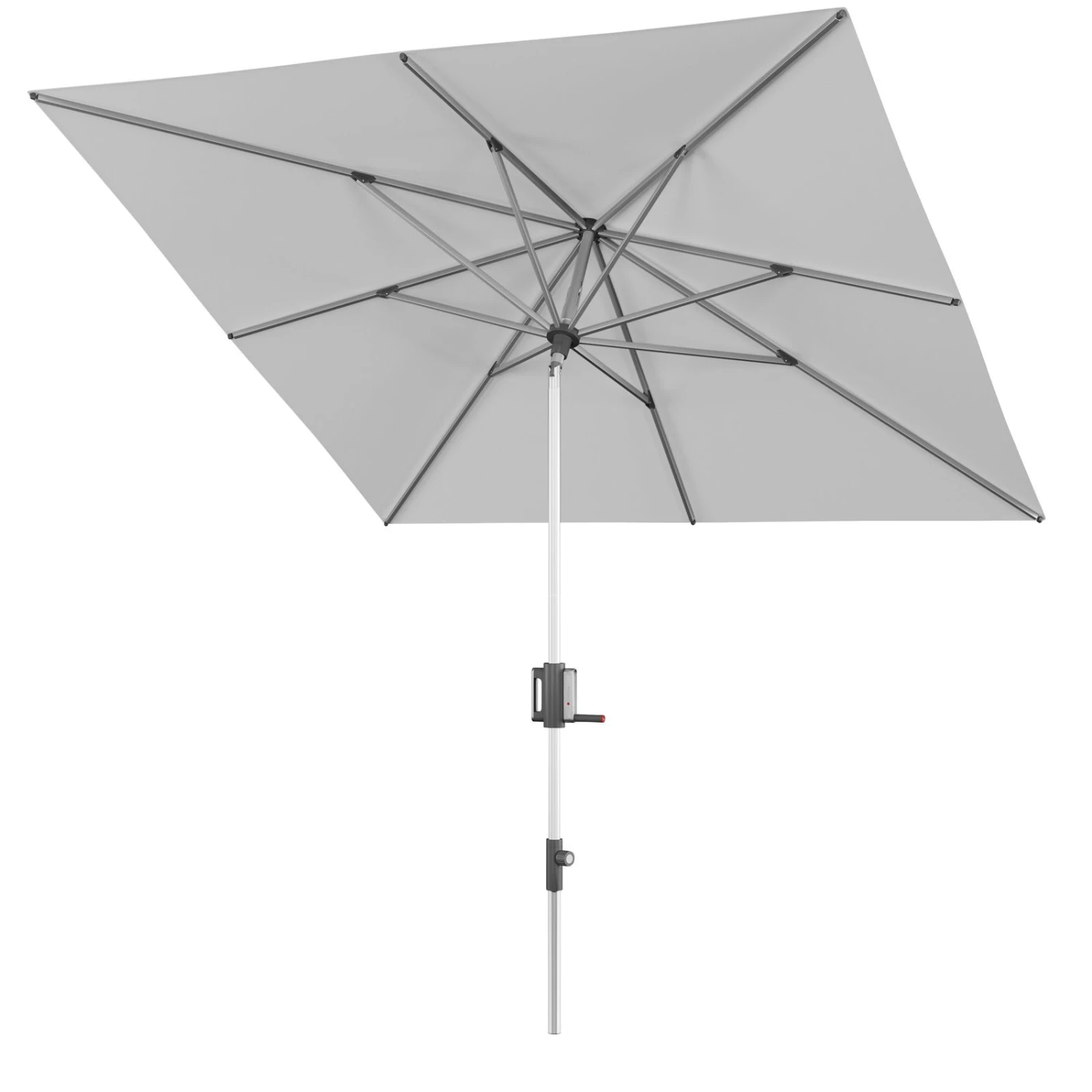 KNIRPS Kurbelschirm 'Apoll', Hellgrau, Ca. 240 X 240 Cm 1 KNIRPS Kurbelschirm 'Apoll', Hellgrau, Ca. 240 X 240 Cm