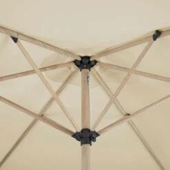 Sonnenschirm 'Cordoba', Ø 270 Cm, Natur -Naturgrün Verkaufsgeschäft 3910503324 Sonnenschirm Cordoba ca D 270cm natur 15 119096