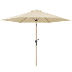 Sonnenschirm 'Cordoba', Ø 270 Cm, Natur -Naturgrün Verkaufsgeschäft 3910503324 Sonnenschirm Cordoba ca D 270cm natur 9 119101