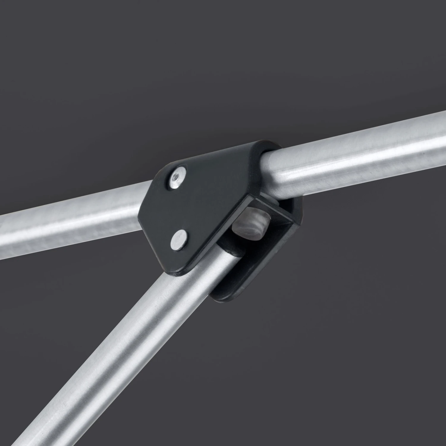 Sonnenschirm 'Venedig', Anthrazit, Ø 270 Cm 2 Sonnenschirm 'Venedig', Anthrazit, Ø 270 Cm – Bild 2