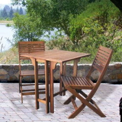 Tisch "Saigon" FSC®-Akazienholz, Ca. 70x70 Cm -Naturgrün Verkaufsgeschäft 3910700369 Tisch Saigon 70x70cm FSC Akazie Koelle 3 26392