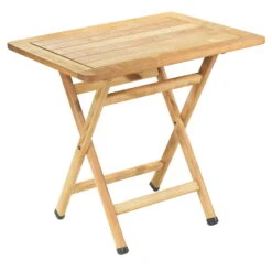 Holztisch 'Matera', Buchenholz, Ca. 80 X 60 X 75 Cm -Naturgrün Verkaufsgeschäft 3910700456 Holztisch Matera 80x60cm 1 102337