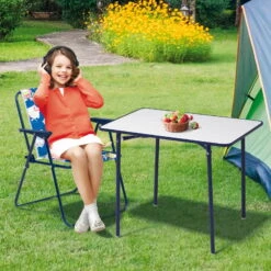 Best Kinder-Camping-Klappstuhl, Blau 4 Best Kinder-Camping-Klappstuhl, Blau -Naturgrün Verkaufsgeschäft 3910801196 3910302156 Kinder Camping 64440