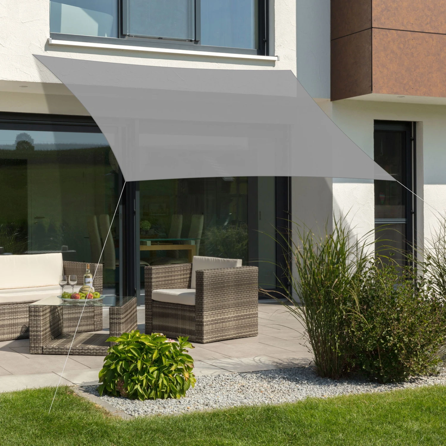 Sonnensegel 'Teneriffa', Ca. 360 X 250 Cm 1 Sonnensegel 'Teneriffa', Ca. 360 X 250 Cm