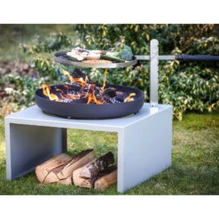 Feu Du Jardin Feuerschale "Moderne", Mit Grillfunktion, 21 Kg 8 Feu Du Jardin Feuerschale "Moderne", Mit Grillfunktion, 21 Kg -Naturgrün Verkaufsgeschäft 3920100722 Feuerschale Moderne Gartenfeuer mit Grillfunktion4 65400