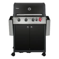Gasgrill Colorado, Schwarz, Stahl, 117 X 54,5 X 145 Cm -Naturgrün Verkaufsgeschäft 3920200345 8521 Colorado 4 I Turbo Seitenablagen 1 122900