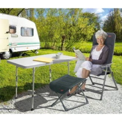 Crespo Hocker/ Beinauflage Air Deluxe Klappbar, 3D-Stoff Gepolstert -Naturgrün Verkaufsgeschäft 3930400912 3930400913 3930400910 Air Deluxe 63494