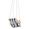 Schaukelsitz "Bambini" Blau-weiß Gestreift
