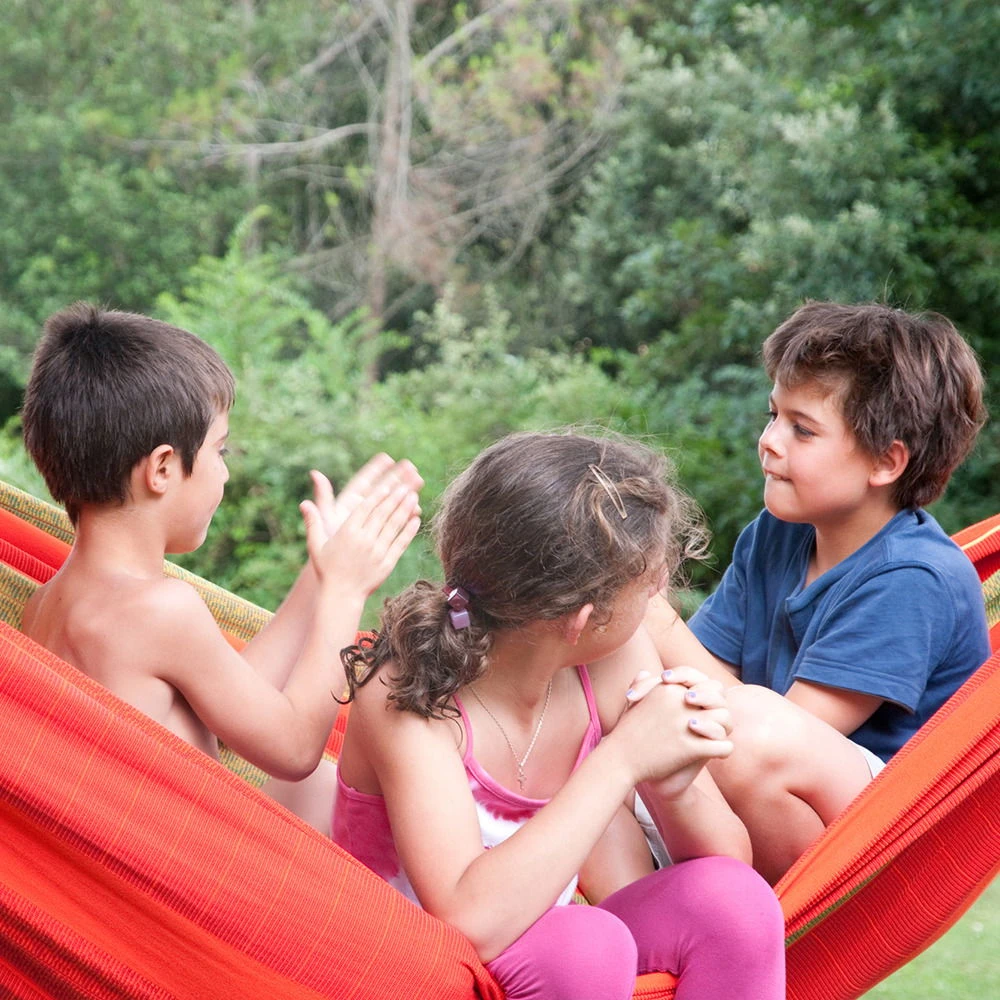 LA SIESTA Hängematte Kingsize Flora Chili, Aus Bio-Baumwolle 6 LA SIESTA Hängematte Kingsize Flora Chili, Aus Bio-Baumwolle – Bild 6