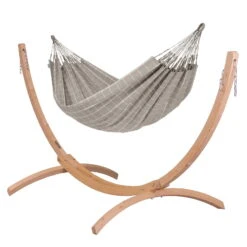 LA SIESTA Doppel-Hängematte Brisa, Almond, Outdoor Material, Bis 160 Kg, Wetterfest -Naturgrün Verkaufsgeschäft 3940200281 Doppel Haengematte Brisa almond Outdoor Material 3 61237