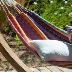 LA SIESTA Doppel-Hängematte 'Modesta', Flowers, 350 X 160 Cm 9 LA SIESTA Doppel-Hängematte 'Modesta', Flowers, 350 X 160 Cm -Naturgrün Verkaufsgeschäft 3940200339 Doppel Haengematte Flora Flowers Bio Baumwolle 3 106119