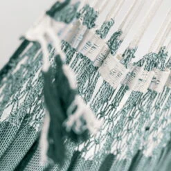 LA SIESTA Kingsize Hängematte 'Bossanova', Fjord -Naturgrün Verkaufsgeschäft 3940200349 Kingsize Haengematte Bossanova Fjord Bio Baumwolle 5 106158