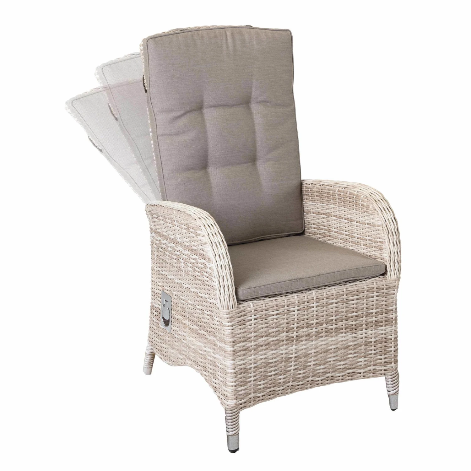 Kölle Geflechtsessel "Colorado" Verstellbar, Mixgrau, Inkl. Auflage 3 Kölle Geflechtsessel "Colorado" Verstellbar, Mixgrau, Inkl. Auflage – Bild 3