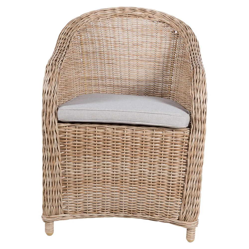 Kölle Geflechtsessel "Coventry" Rattangrau, Inkl. Auflage Stone Grey 1 Kölle Geflechtsessel "Coventry" Rattangrau, Inkl. Auflage Stone Grey