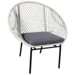 Sitzmöbelgruppe 'Nairobi' Inkl. Auflagen, 4-teilig, Grau 8 Sitzmöbelgruppe 'Nairobi' Inkl. Auflagen, 4-teilig, Grau -Naturgrün Verkaufsgeschäft 3950101014 Alu Geflechtgruppe Nairobi 4tlg grau inkl Kissen 12 86026