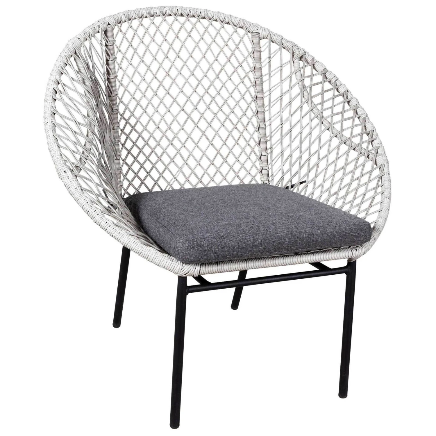 Sitzmöbelgruppe 'Nairobi' Inkl. Auflagen, 4-teilig, Grau 3 Sitzmöbelgruppe 'Nairobi' Inkl. Auflagen, 4-teilig, Grau – Bild 3